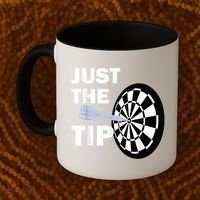 Just The Tip Please Darts Dart Player Team League Gift Coffee Mug thumb 2