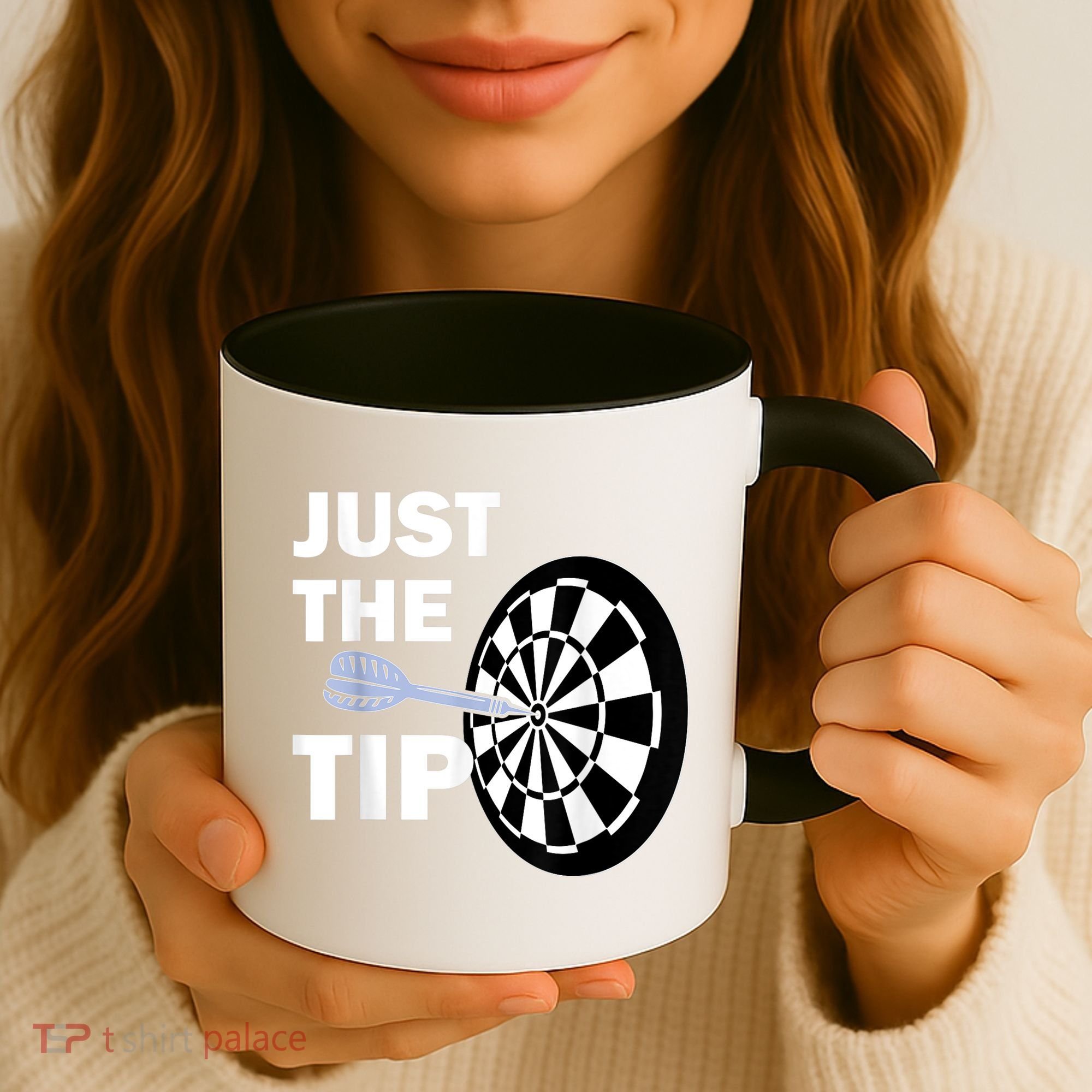 Just The Tip Please Darts Dart Player Team League Gift Coffee Mug