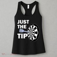 Just The Tip Please Darts Dart Player Team League Gift Women's Tank Top thumb 3