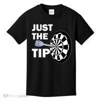 Just The Tip Please Darts Dart Player Team League Gift Kids T-Shirt thumb 0