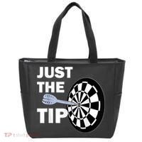 Just The Tip Please Darts Dart Player Team League Gift Tote Bag thumb 0