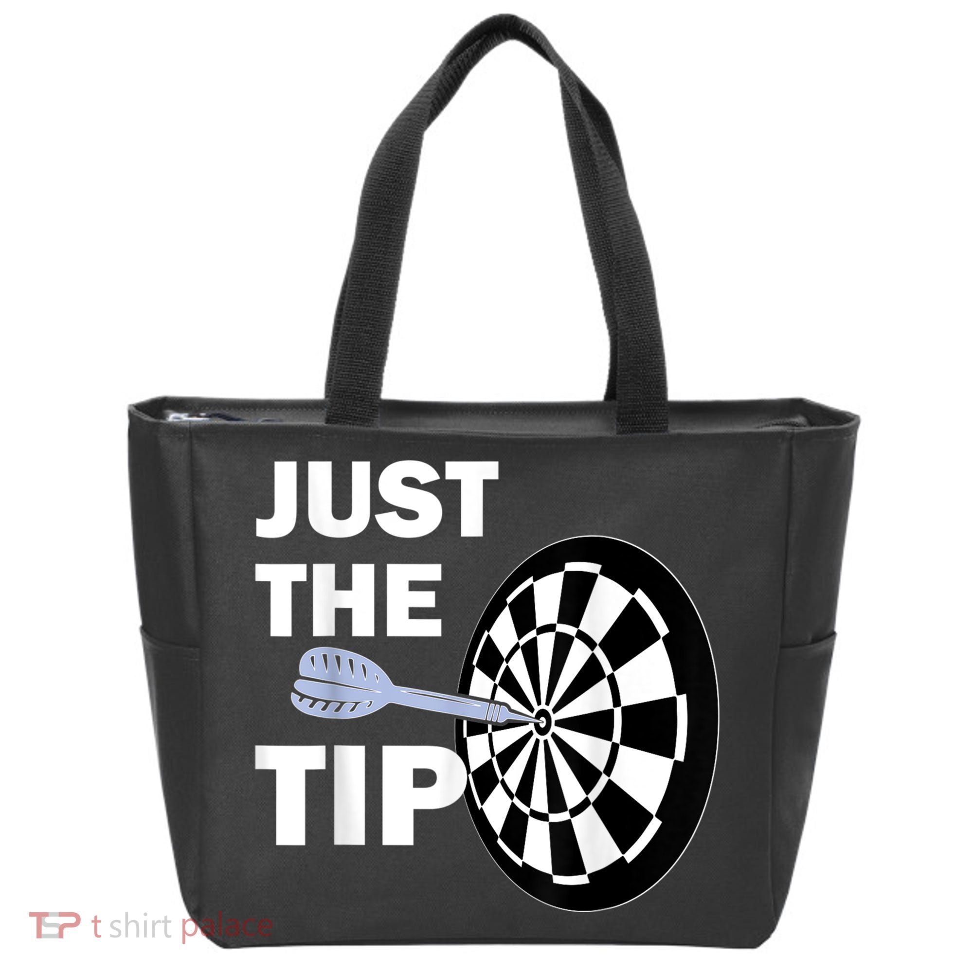 Just The Tip Please Darts Dart Player Team League Gift Tote Bag
