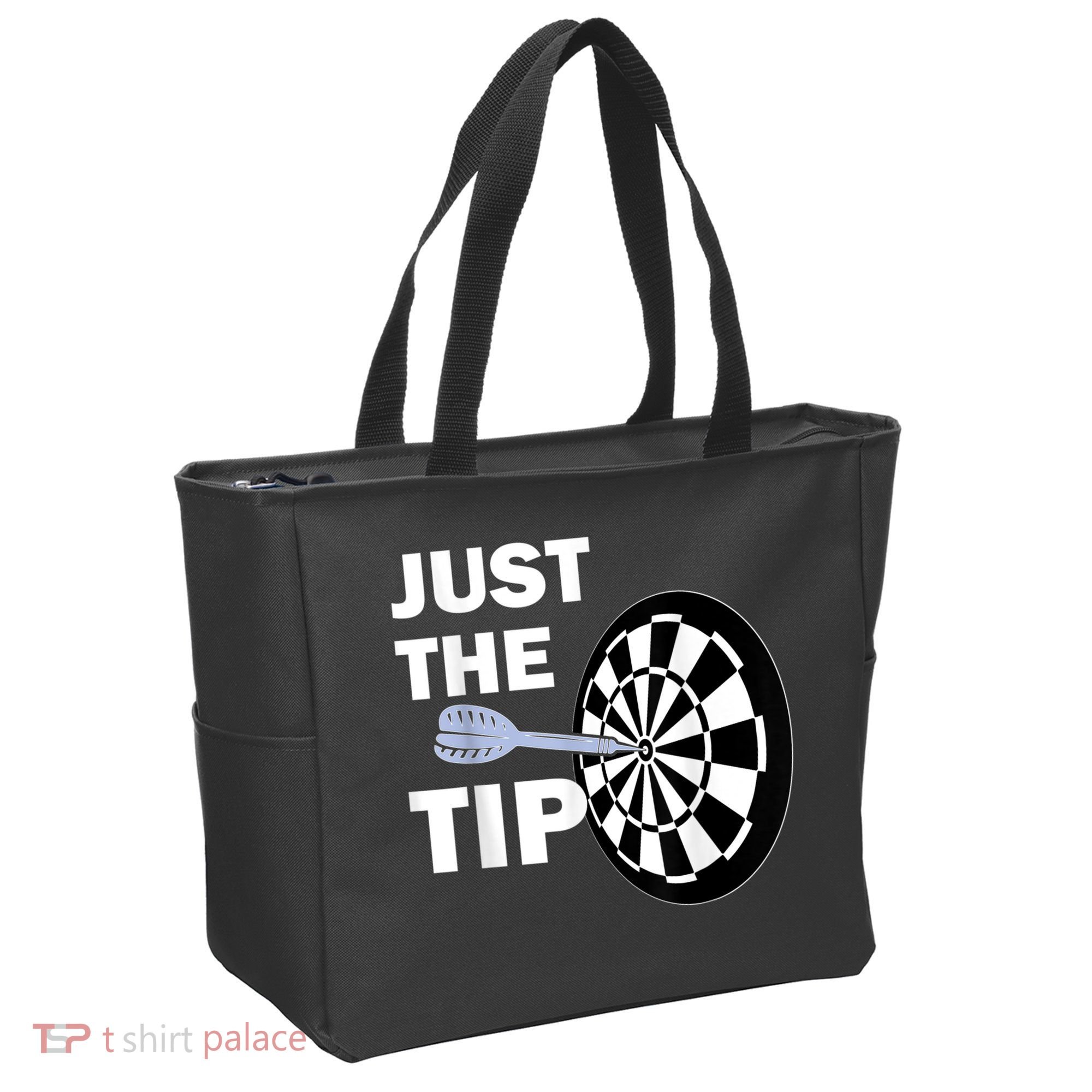 Just The Tip Please Darts Dart Player Team League Gift Tote Bag