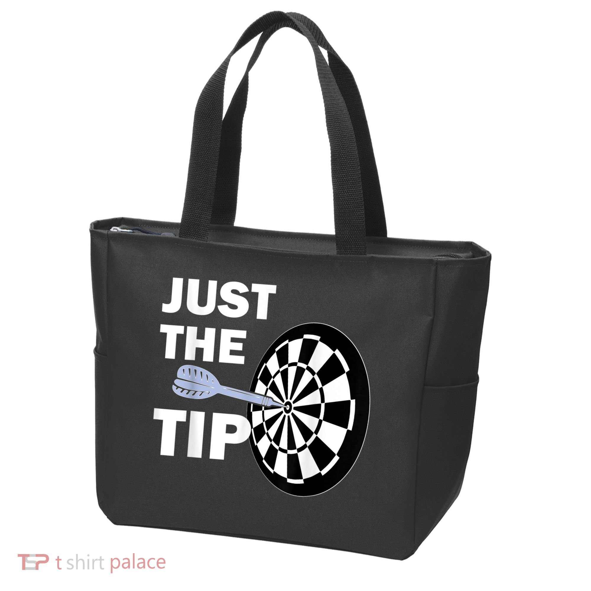 Just The Tip Please Darts Dart Player Team League Gift Tote Bag