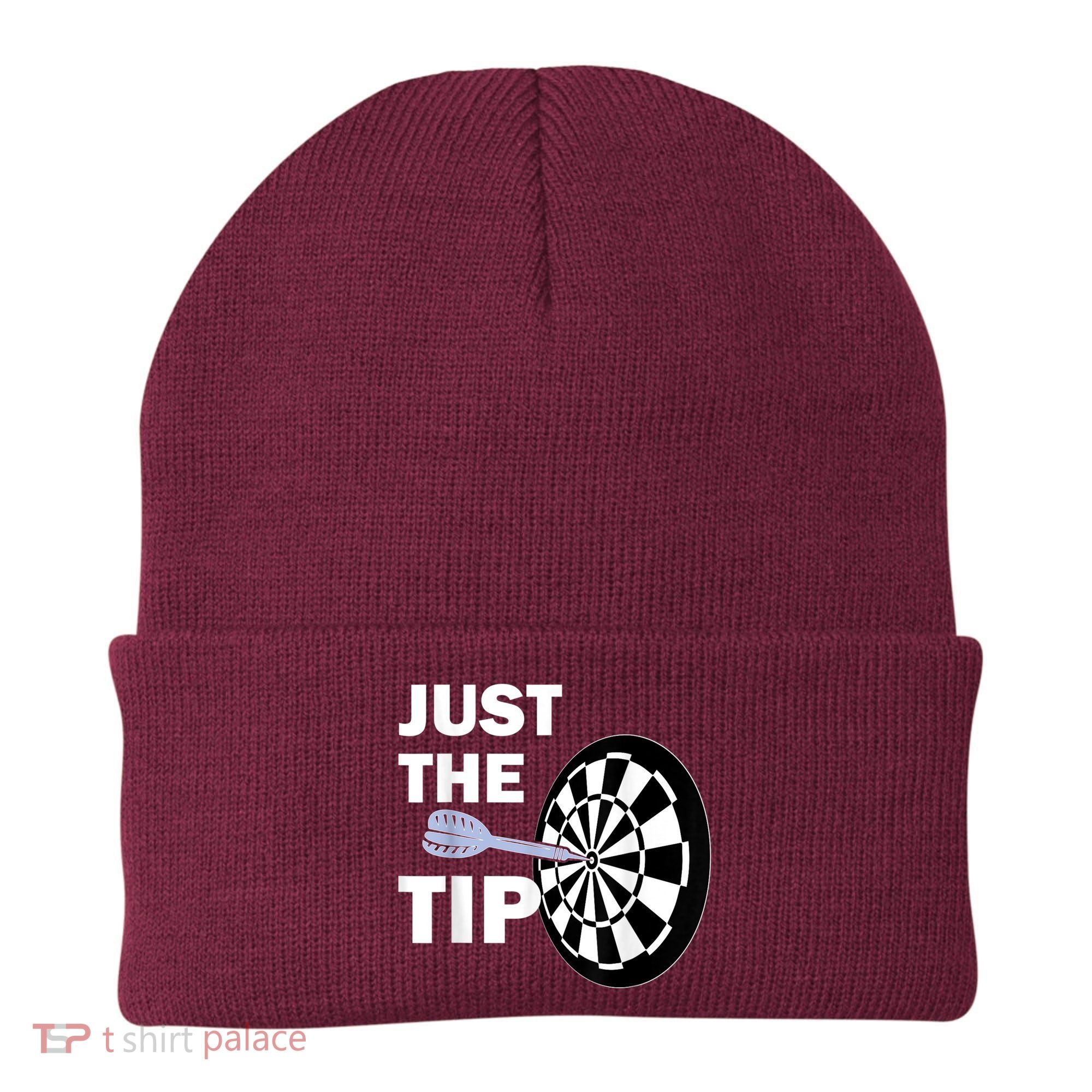 Just The Tip Please Darts Dart Player Team League Gift Beanie
