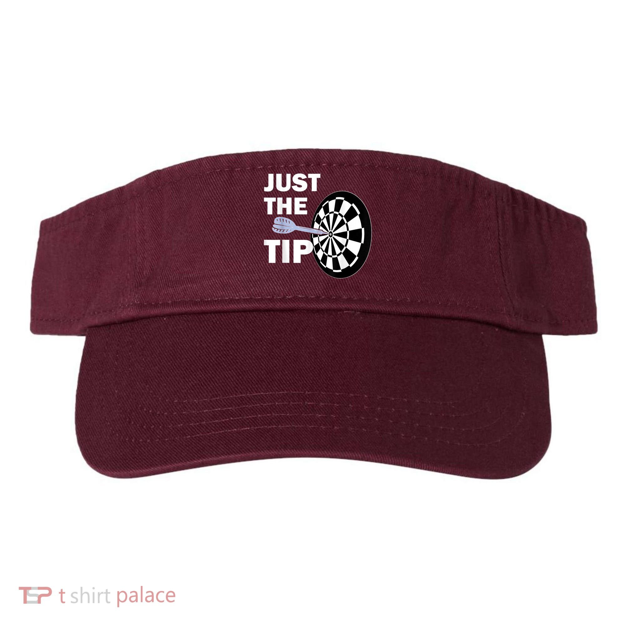 Just The Tip Please Darts Dart Player Team League Gift Visor