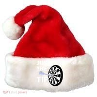 Just The Tip Please Darts Dart Player Team League Gift Santa Hat thumb 0