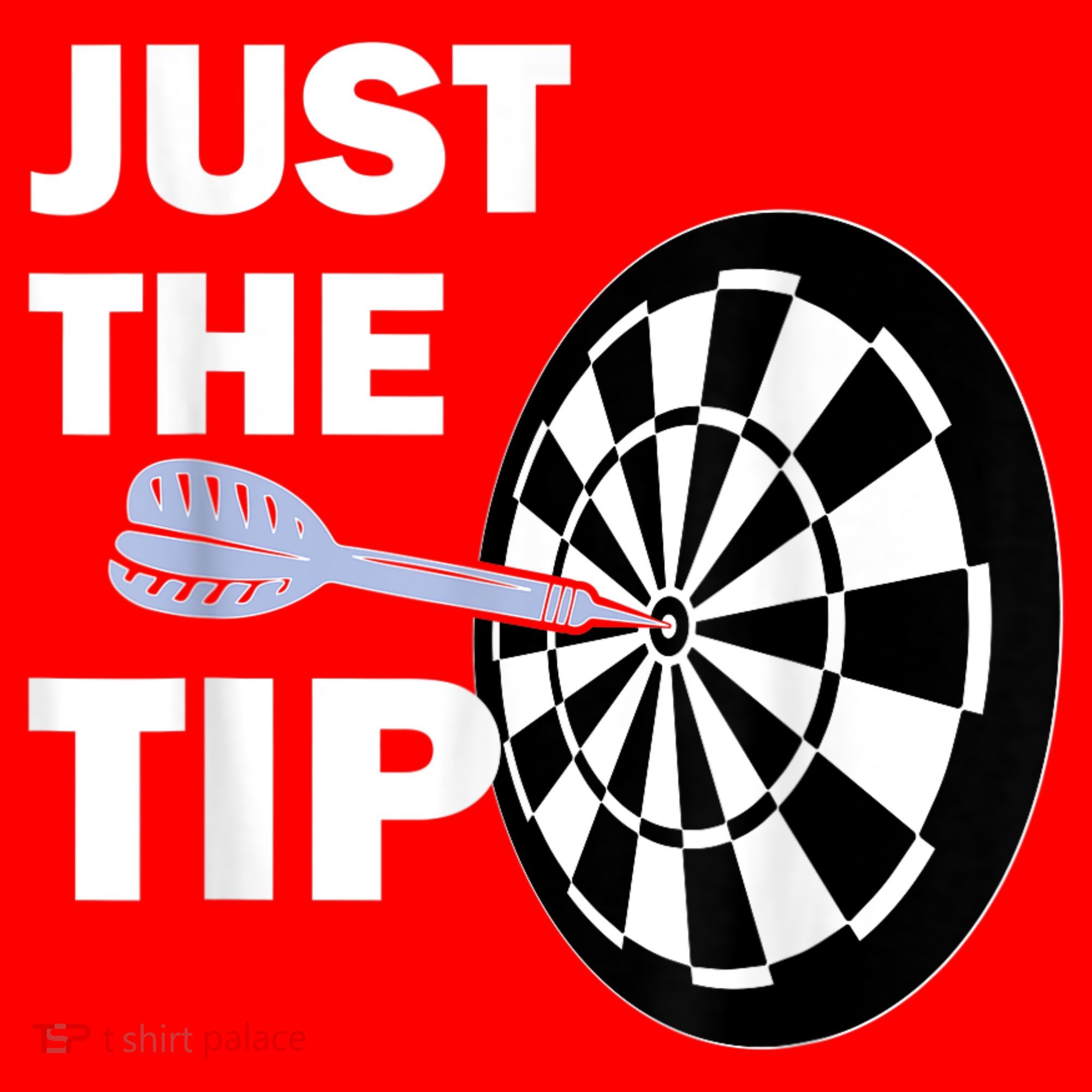 Just The Tip Please Darts Dart Player Team League Gift Santa Hat