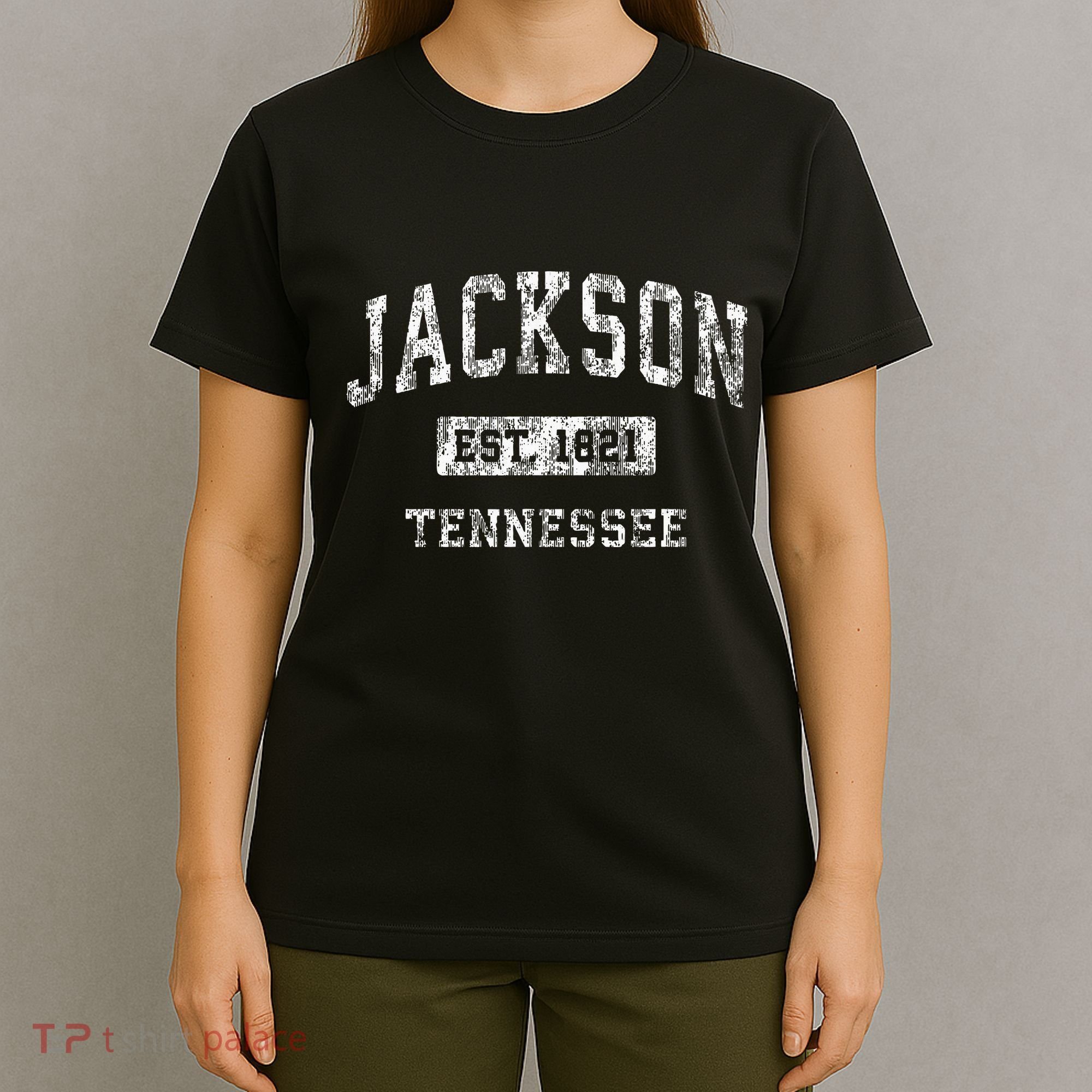 Jackson Tennessee Tn Vintage Established Sports T-Shirt