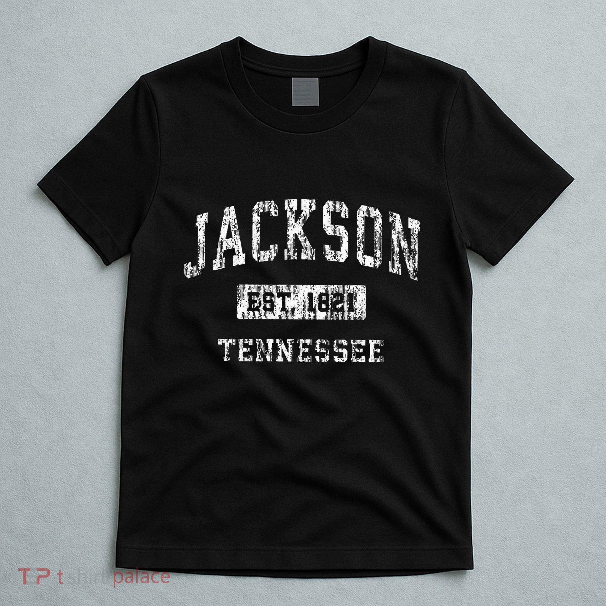 Jackson Tennessee Tn Vintage Established Sports T-Shirt