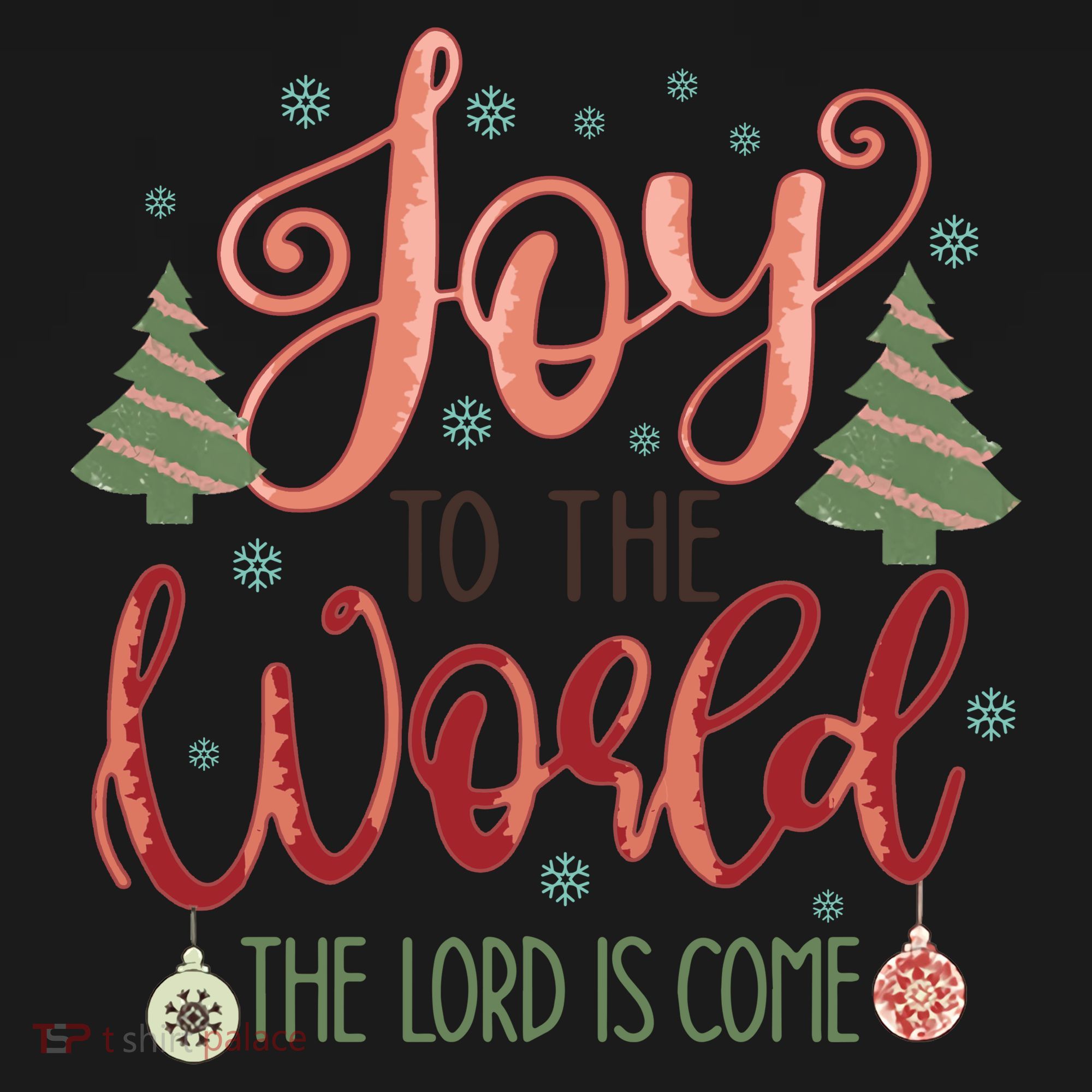 Joy To The World The Lord Is Come Christian Retro Christmas Religious Women's Tank Top