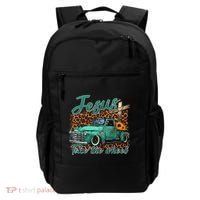 Jesus Take The Wheel Inspirational Quotes For Christian Backpack thumb 0