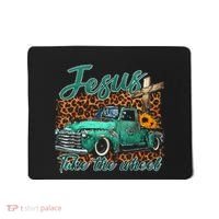 Jesus Take The Wheel Inspirational Quotes For Christian Mousepad thumb 0