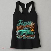 Jesus Take The Wheel Inspirational Quotes For Christian Women's Tank Top thumb 3