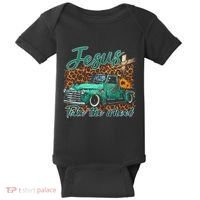 Jesus Take The Wheel Inspirational Quotes For Christian Baby Bodysuit thumb 0