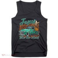 Jesus Take The Wheel Inspirational Quotes For Christian Tank Top thumb 0