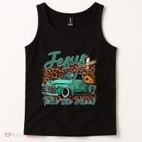 Jesus Take The Wheel Inspirational Quotes For Christian Tank Top thumb 2