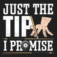Just The Tip I Promise Billiard Pool Funny Billiard Gift Golf Towel thumb 3