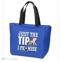 Just The Tip I Promise Billiard Pool Funny Billiard Gift Tote Bag thumb 3