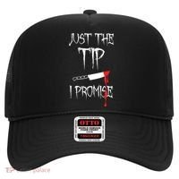 Just The Tip I Promise Funny Halloween Knife Hat thumb 0