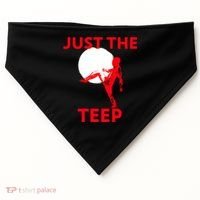 Just The Teep Muay Thai Kick Pun Mma Jiujitsu Boxing Cool Gift USA-Made Doggie Bandana thumb 0