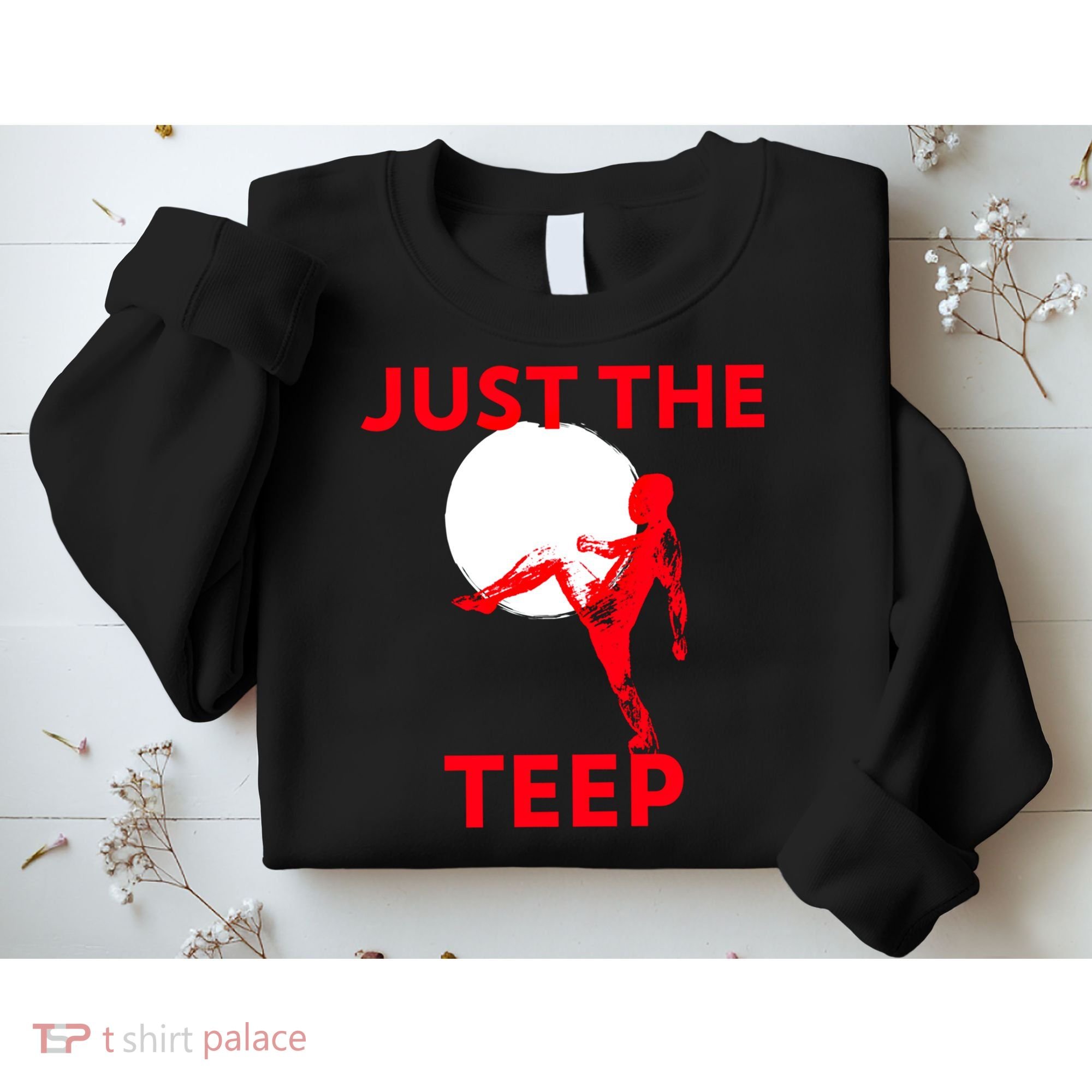 Just The Teep Muay Thai Kick Pun Mma Jiujitsu Boxing Cool Gift Sweatshirt