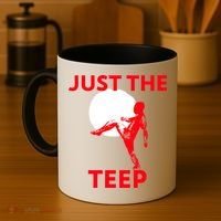 Just The Teep Muay Thai Kick Pun Mma Jiujitsu Boxing Cool Gift Coffee Mug thumb 4