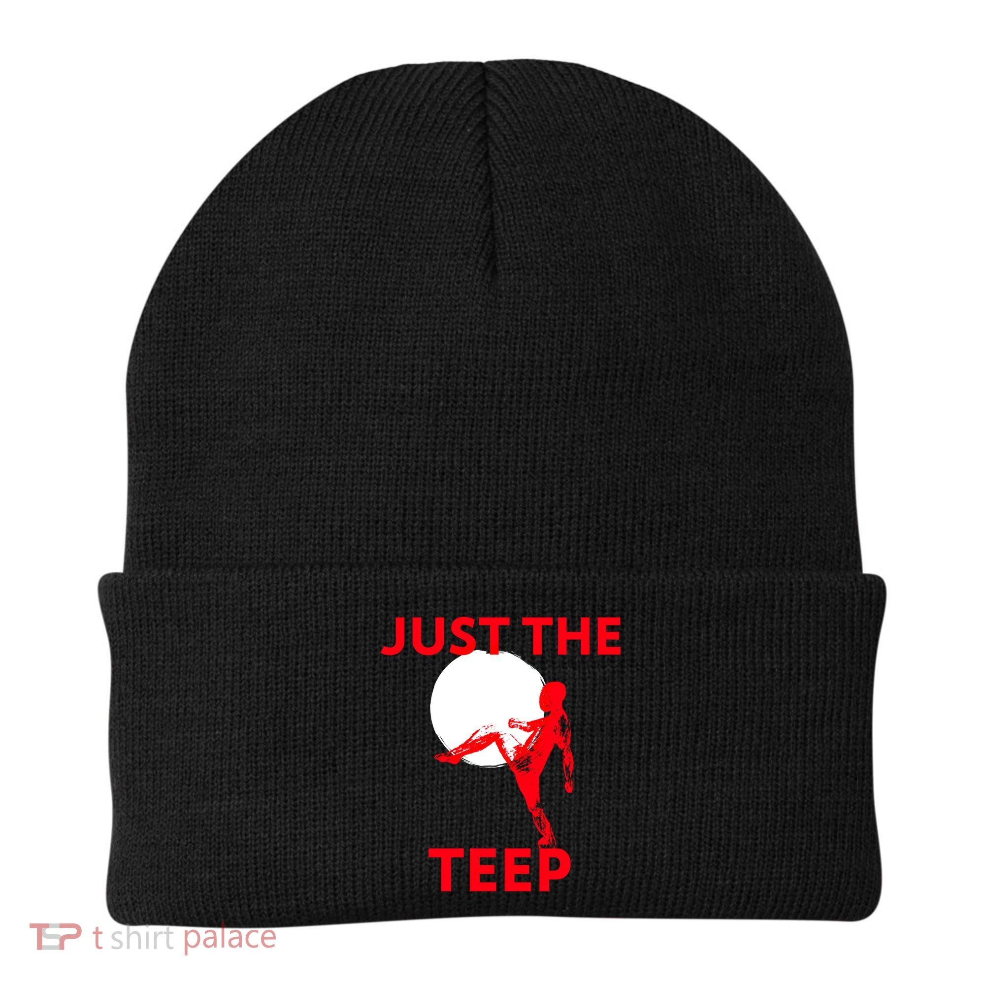 Just The Teep Muay Thai Kick Pun Mma Jiujitsu Boxing Cool Gift Beanie