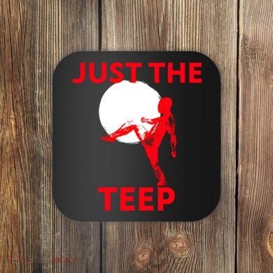 Just The Teep Muay Thai Kick Pun Mma Jiujitsu Boxing Cool Gift Coaster