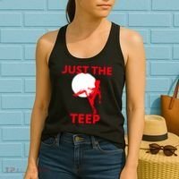 Just The Teep Muay Thai Kick Pun Mma Jiujitsu Boxing Cool Gift Women's Tank Top thumb 2
