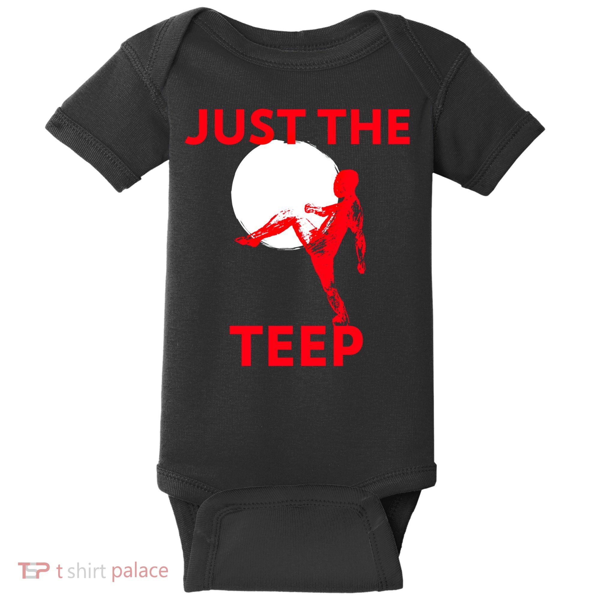 Just The Teep Muay Thai Kick Pun Mma Jiujitsu Boxing Cool Gift Baby Bodysuit
