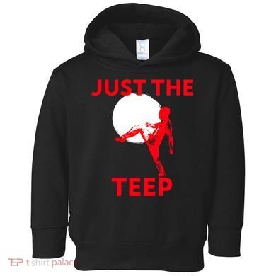 Just The Teep Muay Thai Kick Pun Mma Jiujitsu Boxing Cool Gift Toddler Hoodie
