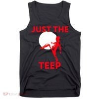 Just The Teep Muay Thai Kick Pun Mma Jiujitsu Boxing Cool Gift Tank Top thumb 0