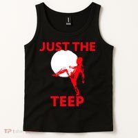 Just The Teep Muay Thai Kick Pun Mma Jiujitsu Boxing Cool Gift Tank Top thumb 2