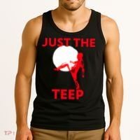 Just The Teep Muay Thai Kick Pun Mma Jiujitsu Boxing Cool Gift Tank Top thumb 3