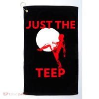 Just The Teep Muay Thai Kick Pun Mma Jiujitsu Boxing Cool Gift Golf Towel thumb 0