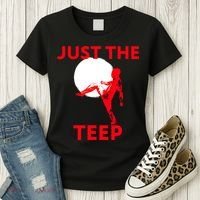 Just The Teep Muay Thai Kick Pun Mma Jiujitsu Boxing Cool Gift Women's T-Shirt thumb 3