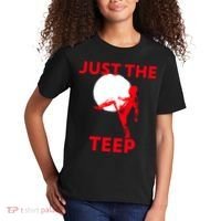 Just The Teep Muay Thai Kick Pun Mma Jiujitsu Boxing Cool Gift Kids T-Shirt thumb 2