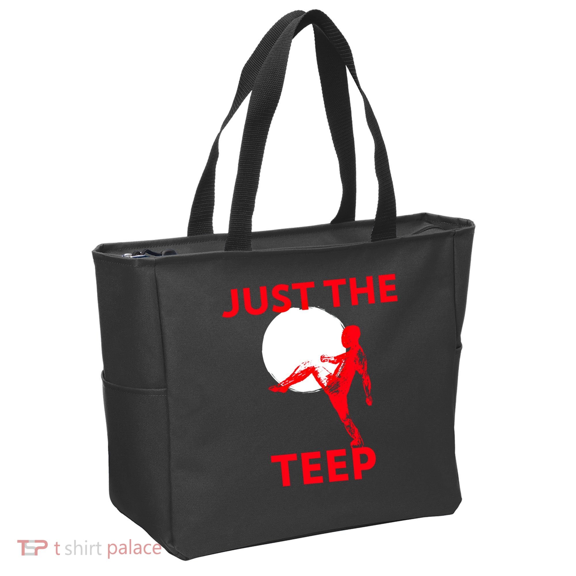 Just The Teep Muay Thai Kick Pun Mma Jiujitsu Boxing Cool Gift Tote Bag
