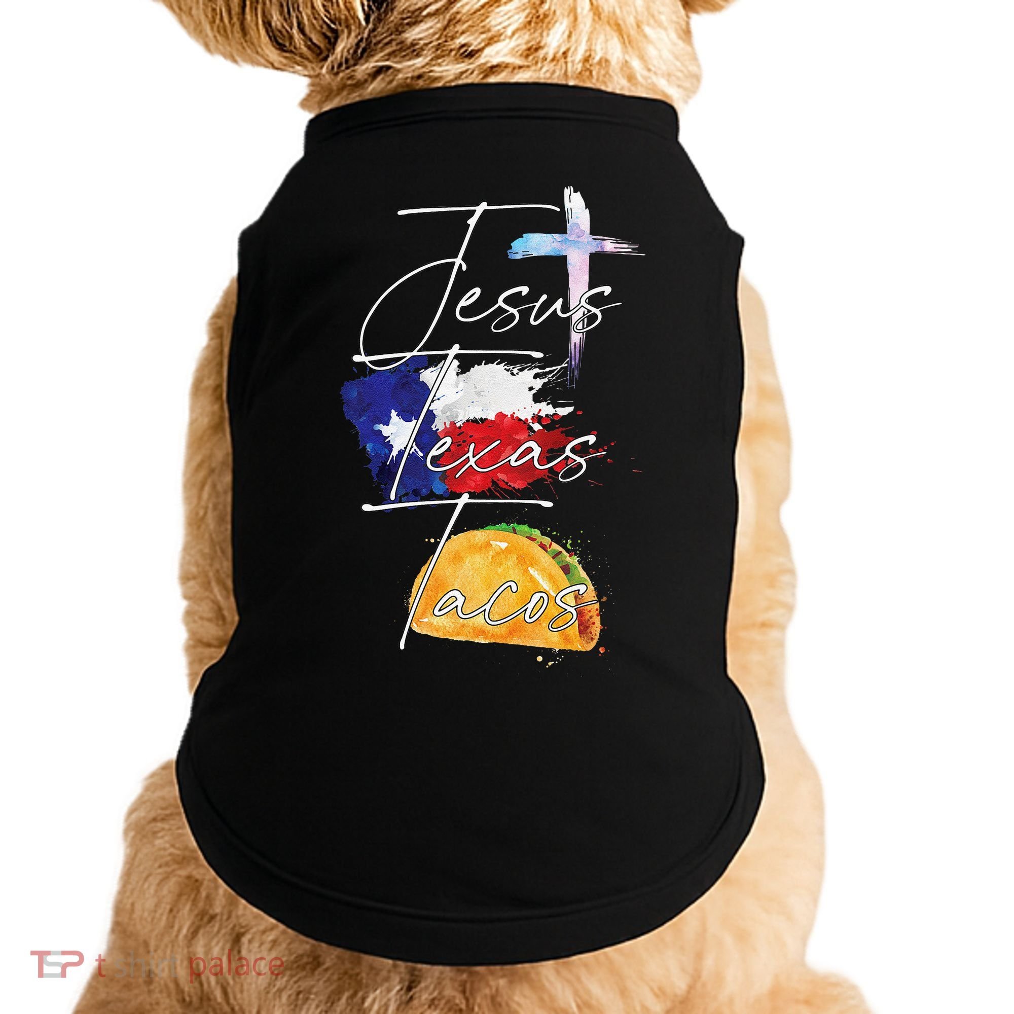 Jesus Texas Tacos Doggie Tank