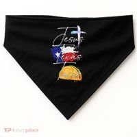 Jesus Texas Tacos USA-Made Doggie Bandana thumb 0