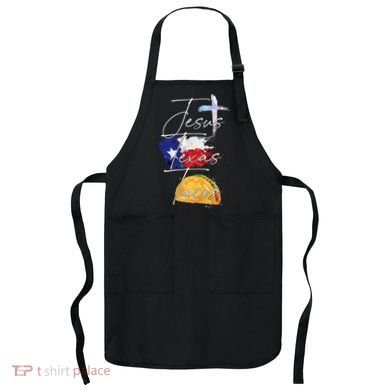 Jesus Texas Tacos Apron