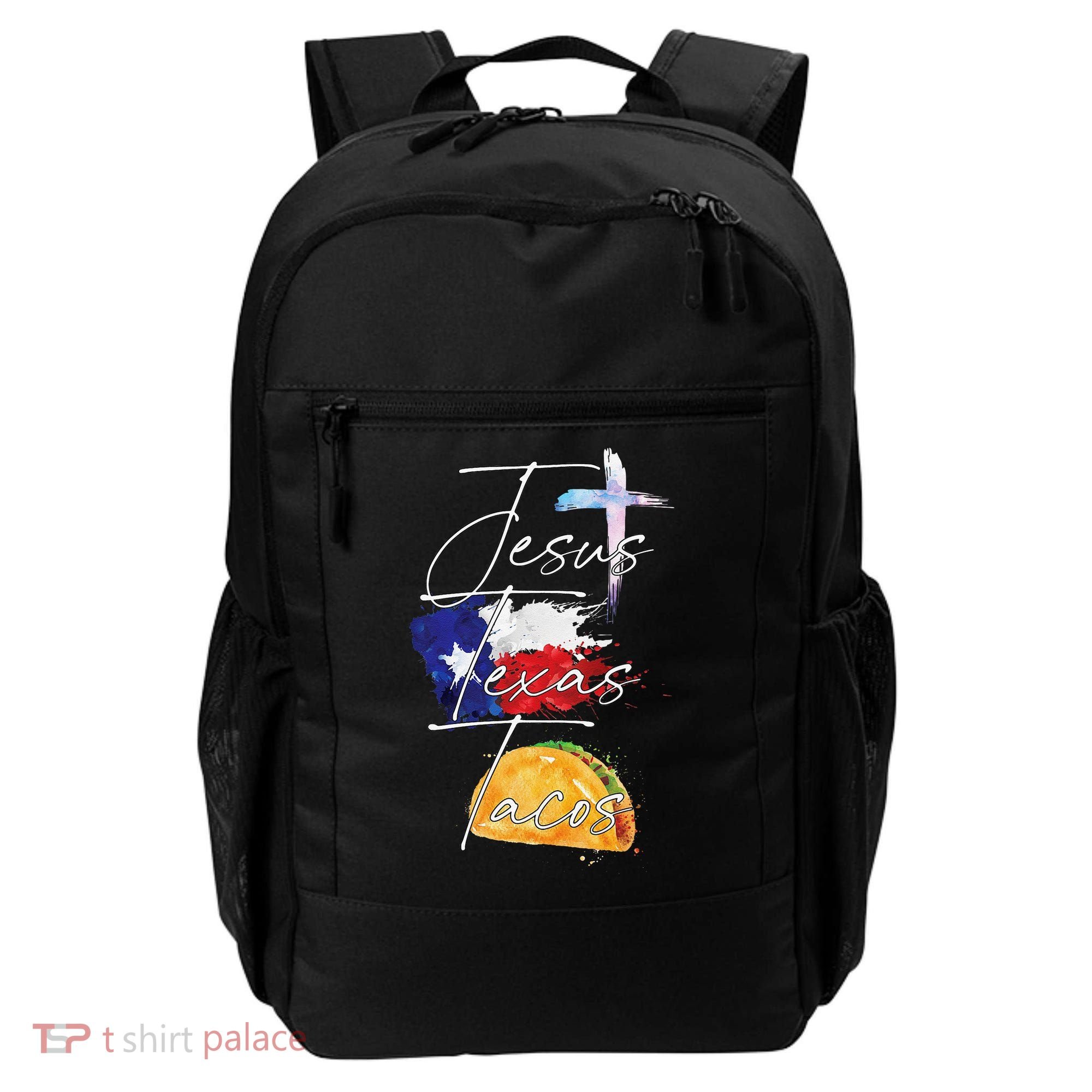 Jesus Texas Tacos Backpack