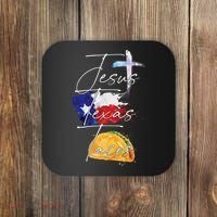 Jesus Texas Tacos Coaster thumb 0