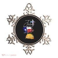 Jesus Texas Tacos Ornament thumb 0