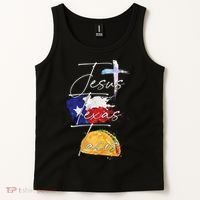Jesus Texas Tacos Tank Top thumb 2