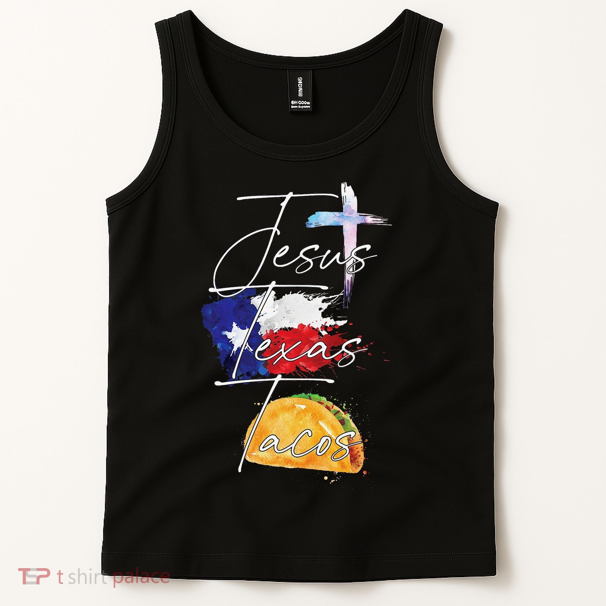 Jesus Texas Tacos Tank Top