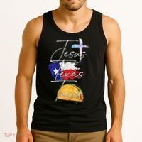 Jesus Texas Tacos Tank Top thumb 3