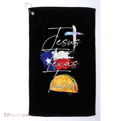 Jesus Texas Tacos Golf Towel