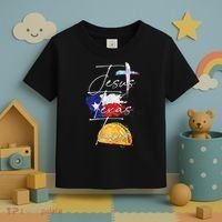 Jesus Texas Tacos Toddler T-Shirt thumb 3